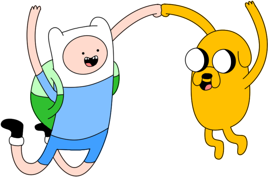Adventure Time - Finn And Jake Png (900x622)