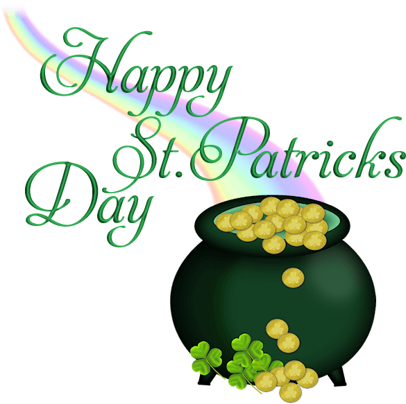 Happy Saint Patrick's Day Clipart (585x583)