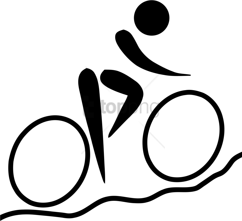 Free Download Mountain Biking Pictogram Images Background - Pictogram Biking (850x777)