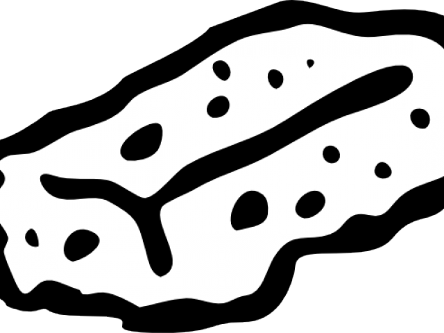 Sponge Cake Clipart Black And White - Sponge Clip Art (640x480)