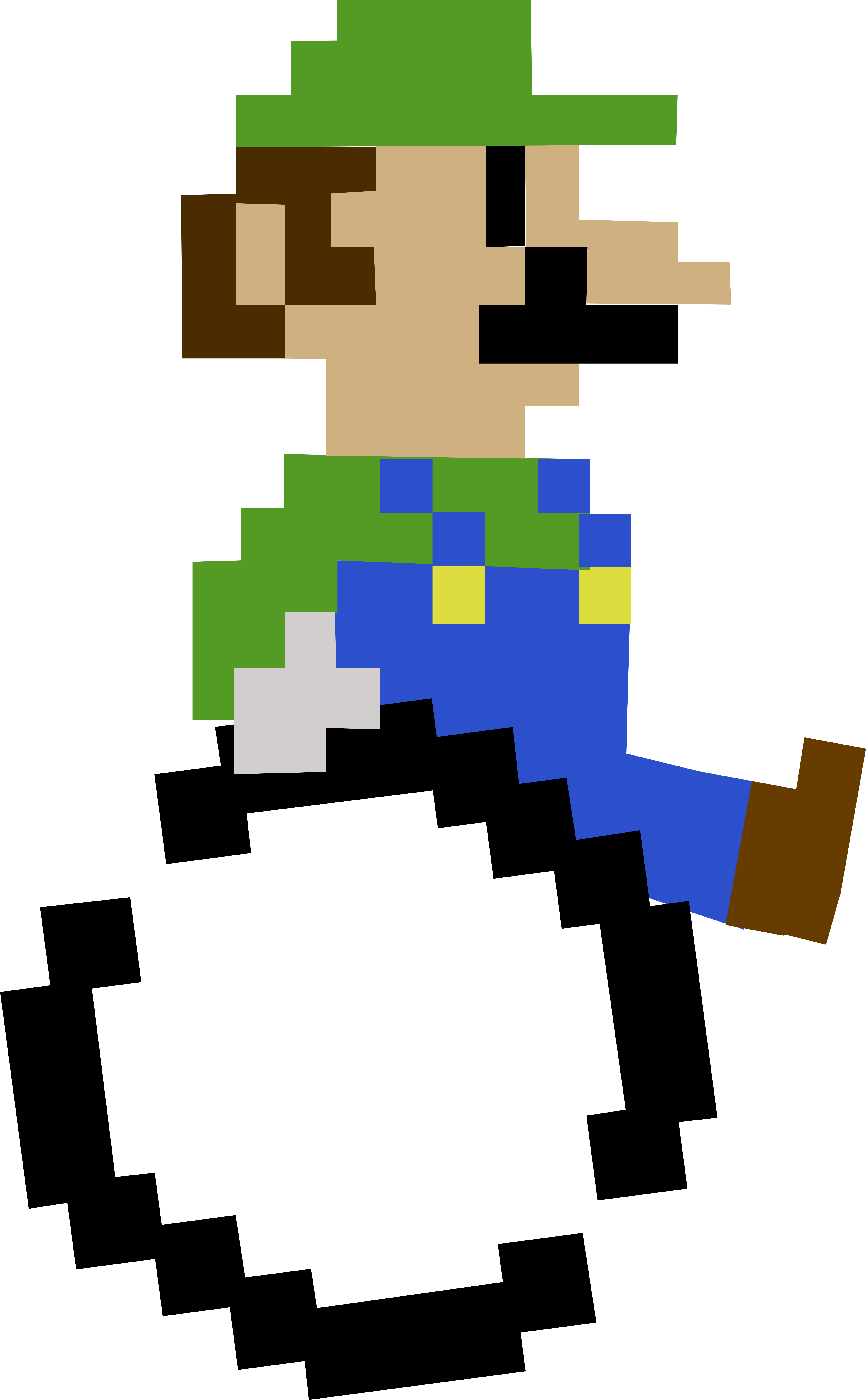 8 Bit Clipart Link - Fire Mario 8 Bit (4691x7582)