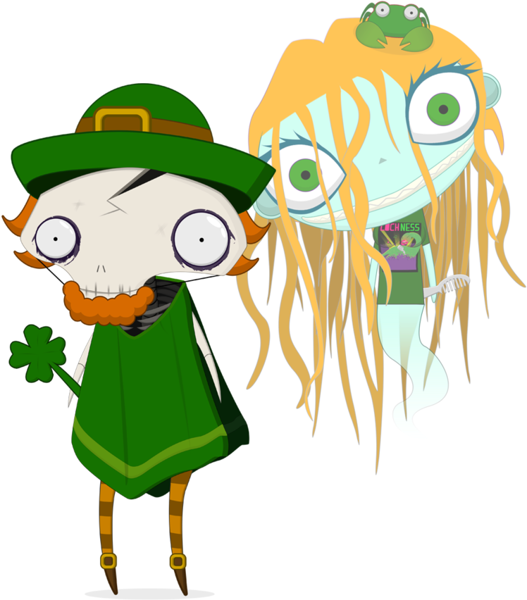 Kisspng Saint Patrick S Day Leprechaun Traps Art - Saint Patrick's Day Cartoon (800x894)