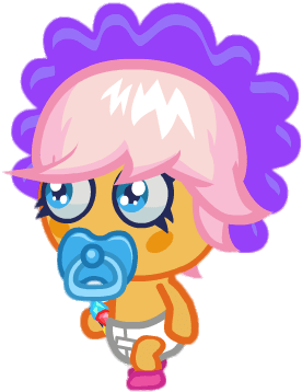 Baby Rox The Glitzy Boohoo Walking - Cartoon (329x383)