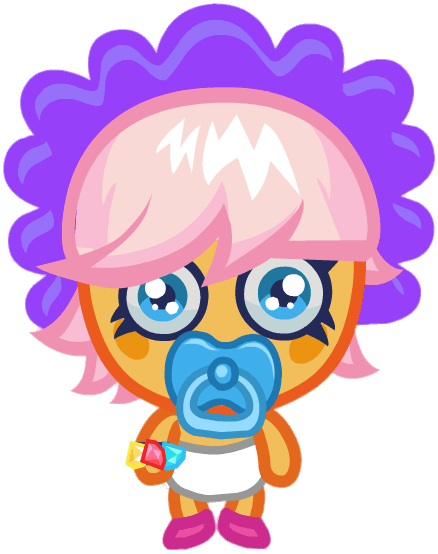 Baby Rox The Glitzy Boohoo - Lady Goo Goo Moshling (438x554)