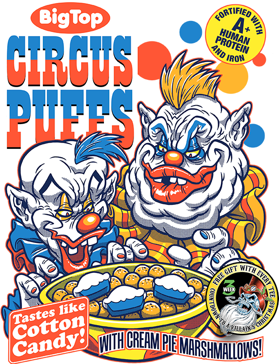 Circus Puffs By Minionfactory - Cartoon (600x758)