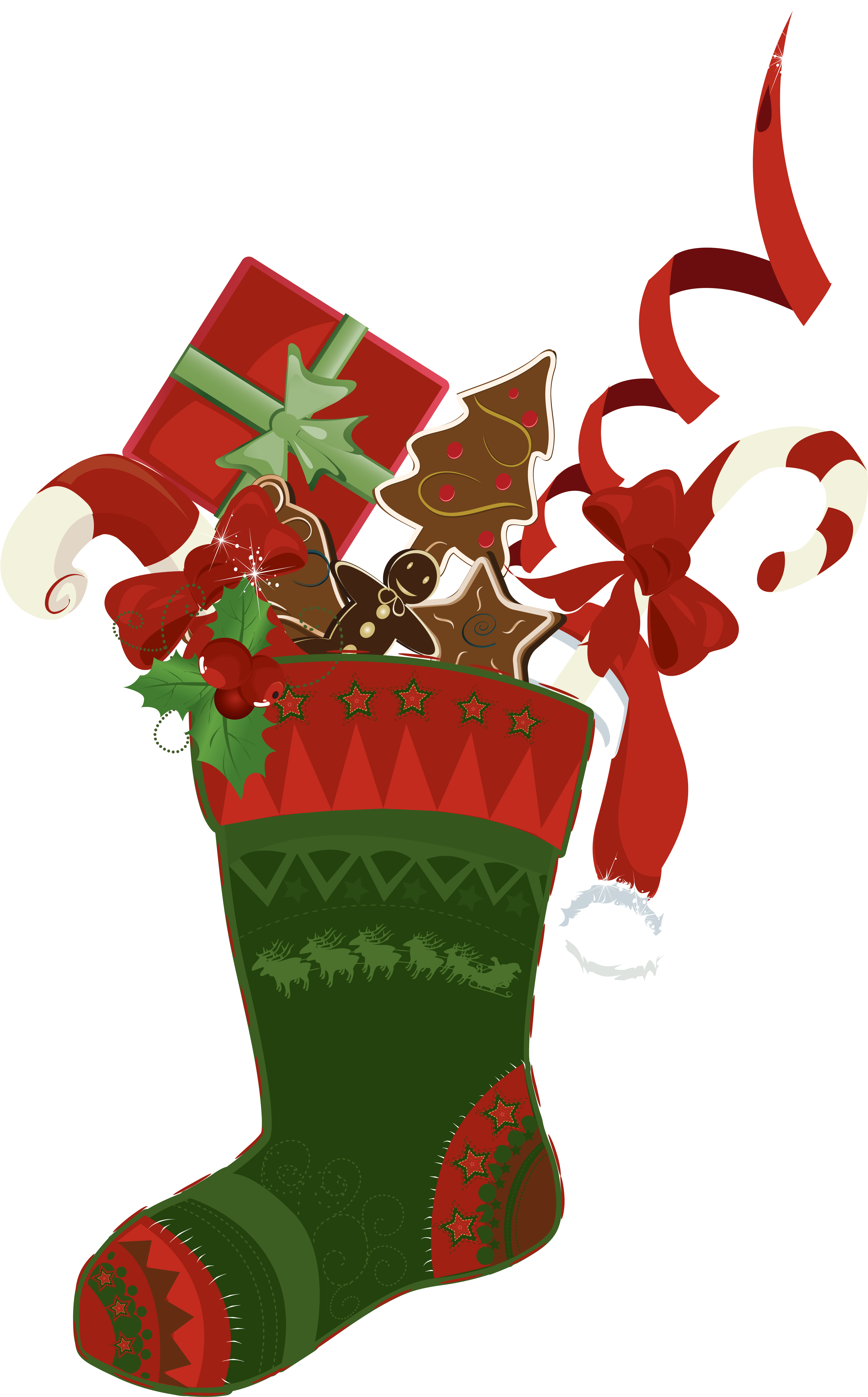 Stockings Decoration Christmas Drawing Free Hd Image - Stocking Christmas Drawing (3873x5930)