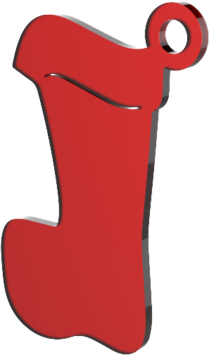 Xmas Stocking Red Decoration - Xmas Stocking Red Decoration (1280x829)