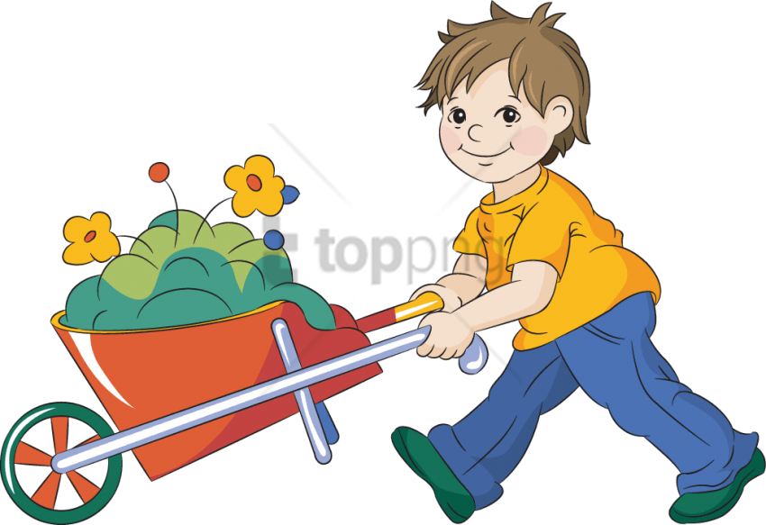 Free Png Kids Pushing Kids Clipart Png Image With Transparent - Kids Helping A Friend (850x583)