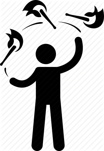 Juggling Clipart Circus Performer - Circus Icon (353x512)