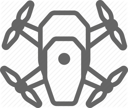 Image Freeuse Library By Nanmulti Sanhawan Copter Device - Drone Icons Transparent Background (512x432)