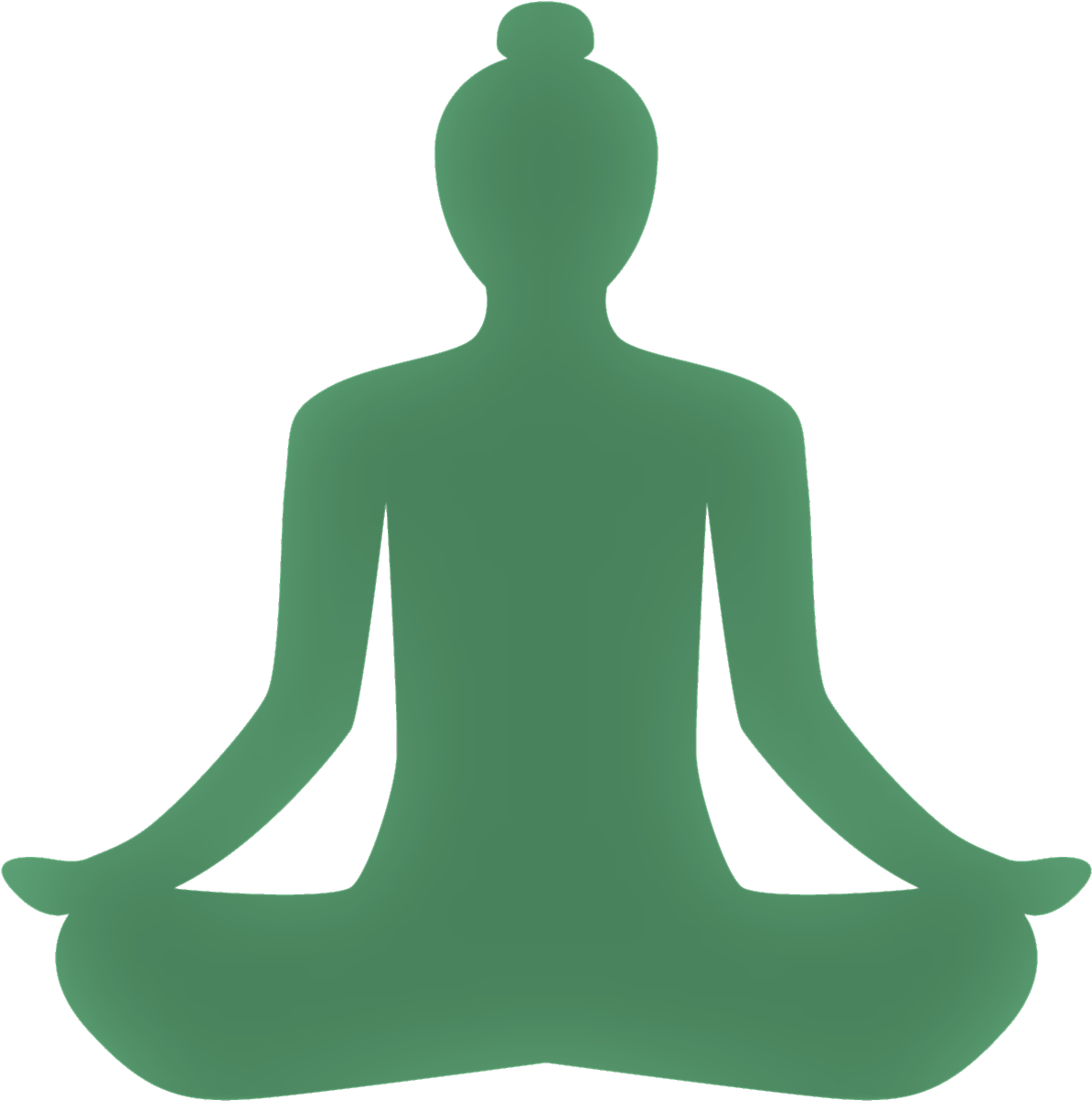 Transparent Meditation Clipart Gassho - Mind Body Spirit Balance (1221x1222)