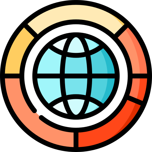 Data And Network Vectors - Icon Color Map Png (512x512)