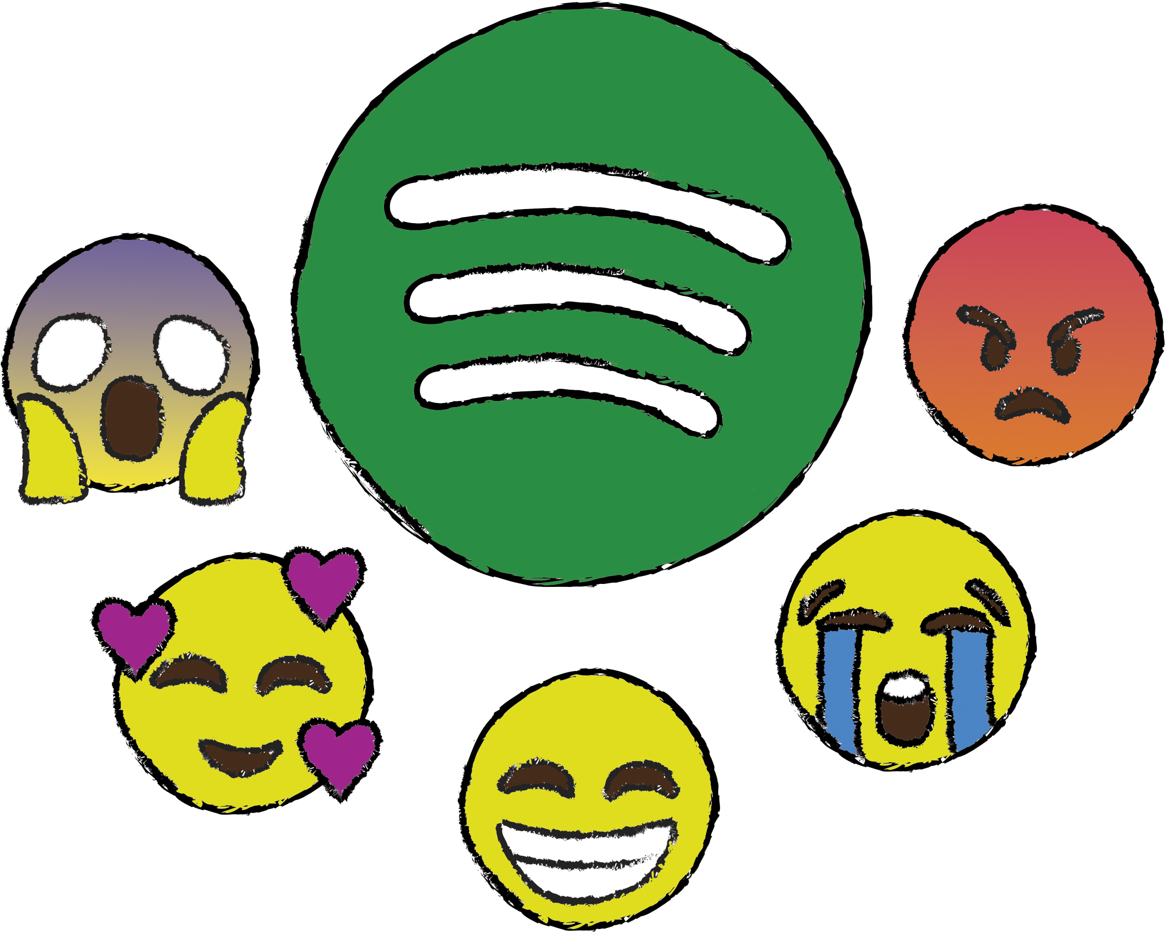 Spotify Tracks Moods, Activities With Big Data - Spotify Tracks Moods, Activities With Big Data (2486x2211)