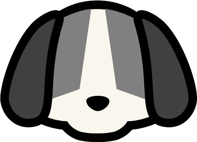 Eyelesspuppy - Cute Dog Face Cartoon (713x544)
