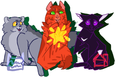 Have Some Warriors, First Image Lionblaze, Jayfeather, - Cartoon (500x355)