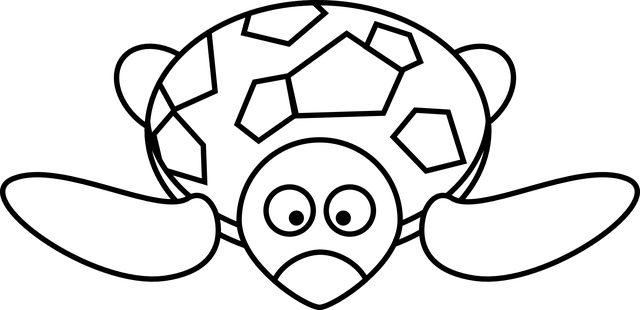 Animal Drawings Cartoon - Animal Clip Art Turtle (640x310)