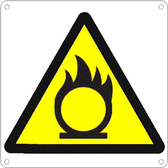 Rules Of Conduct For A Safe Use Of Oxygen Blowing And - Strong Magnetic Field Warning (591x591)