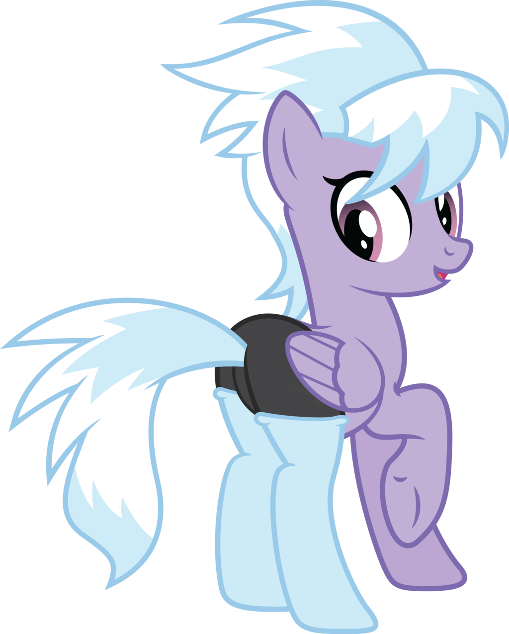 Rainbow Dash Pinkie Pie Pony Derpy Hooves Horse Mammal - Mlp Cloud Chaser Vector (1024x1275)