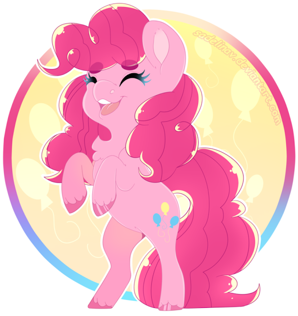Pinkie Pie Chibi By Sadelinav - Cartoon (650x650)