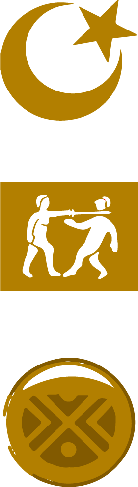 Religion Clipart Songhai - Songhai Symbols (417x1057)