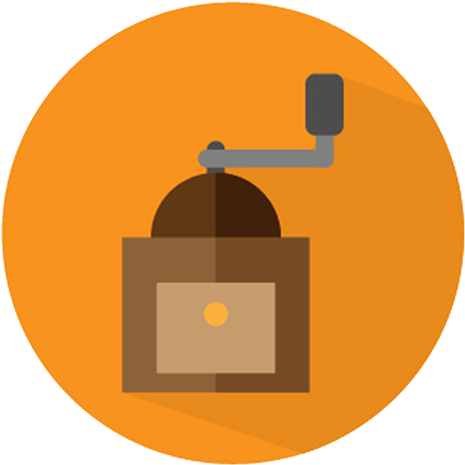 Coffee Icon 7 Coffee Grinder - アン ハッピー リフレ イン (506x512)