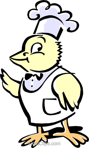 Chef Bird Royalty Free Vector Clip Art Illustration - Chef Bird Royalty Free Vector Clip Art Illustration (291x480)