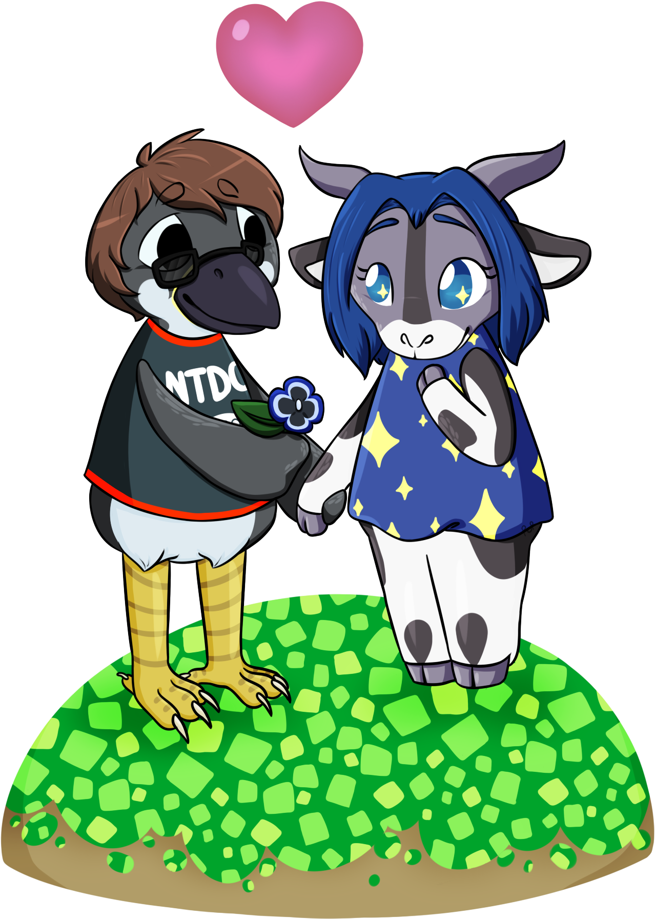 Animal Crossing Valentines By Snafuangel - Cartoon (1500x1896)