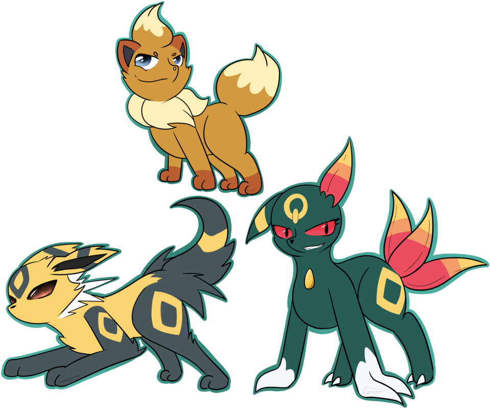 Eeveelutions Drawing Valentines - Cartoon (979x816)