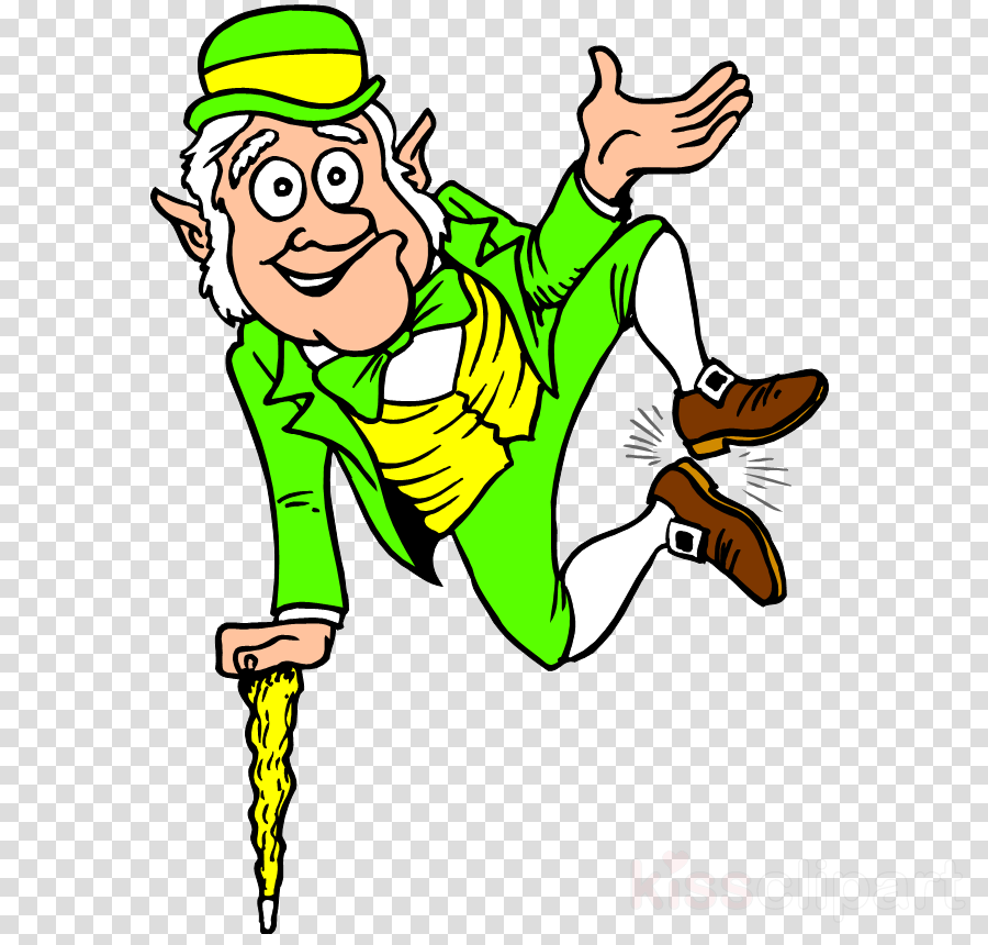 Gif Saint Patrick's Day Clipart Saint Patrick's Day - Trèfle À 4 Feuilles Dessin (900x860)