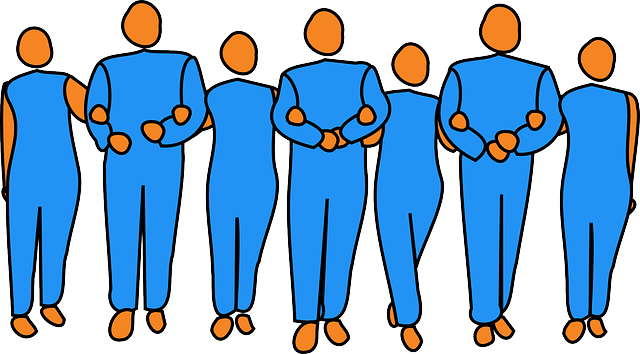 Cartoon People Linking Arms (640x354)