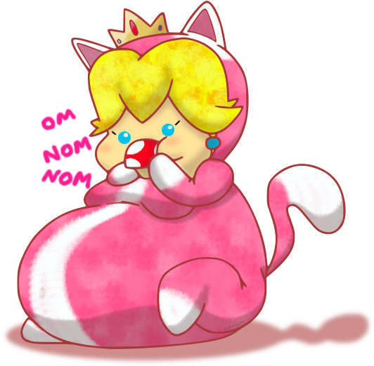 “i Couldn't Resist Drawing This ^ - Super Mario Peach Butt (576x576)