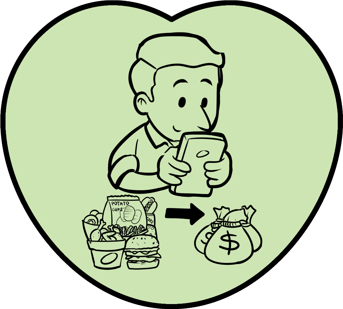 Record Every Junk Food And Its Calories You Successfully - Smiley Face (1150x1150)