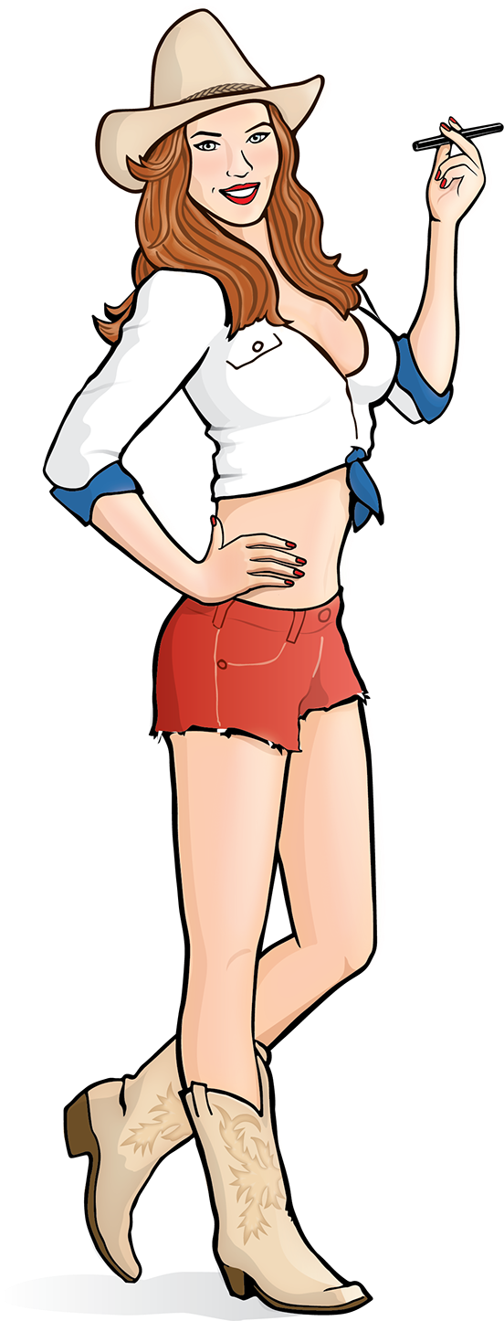 Graphic Freeuse Stock Illustration On Behance Pinup - Girl (600x1507)