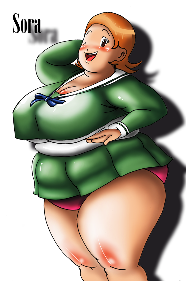 Fat Pin Up Girl - Mimi De Digimon Fat (597x900)