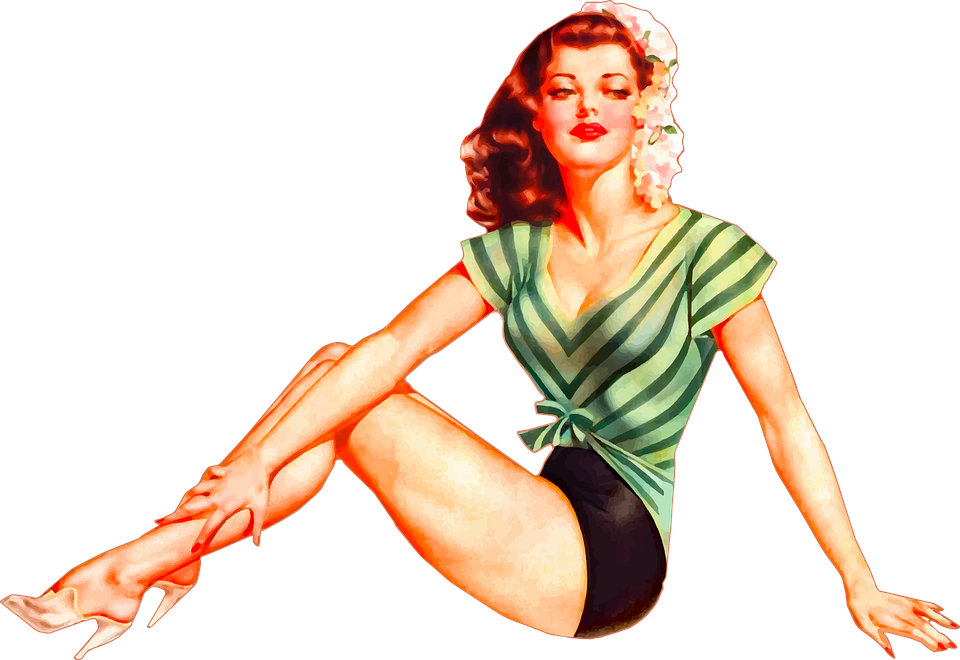 Pinup Girl Png - Pin Up Girl Vargas (960x660)