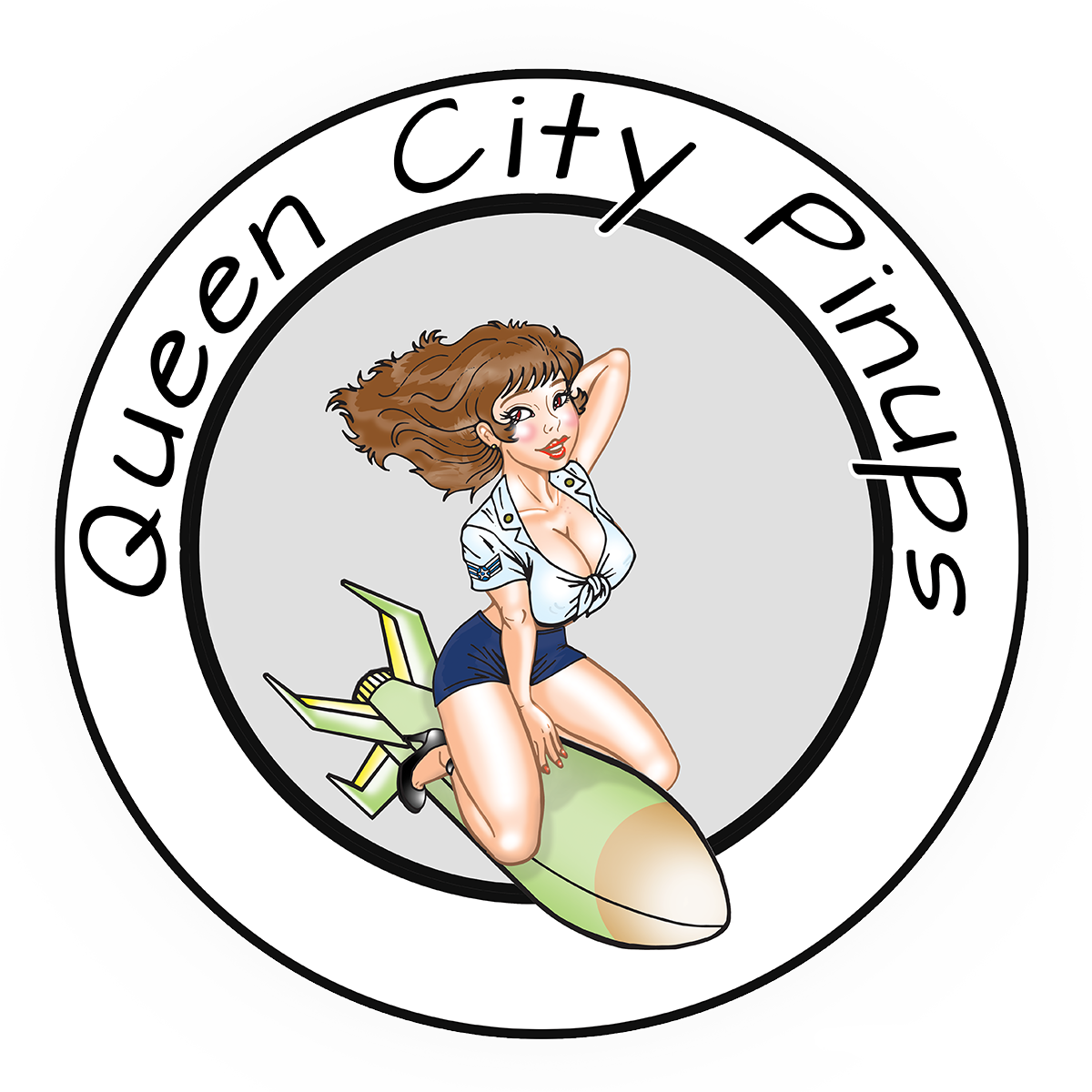 Queen City Pinups Llc - Cartoon (1200x1200)