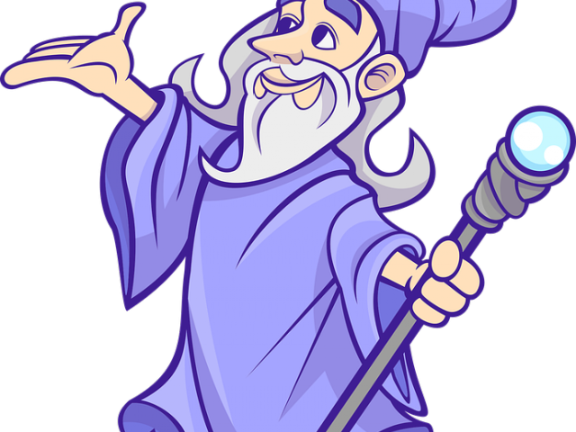 Fantasy Clipart Wizard - Wizard Clipart Png (640x480)