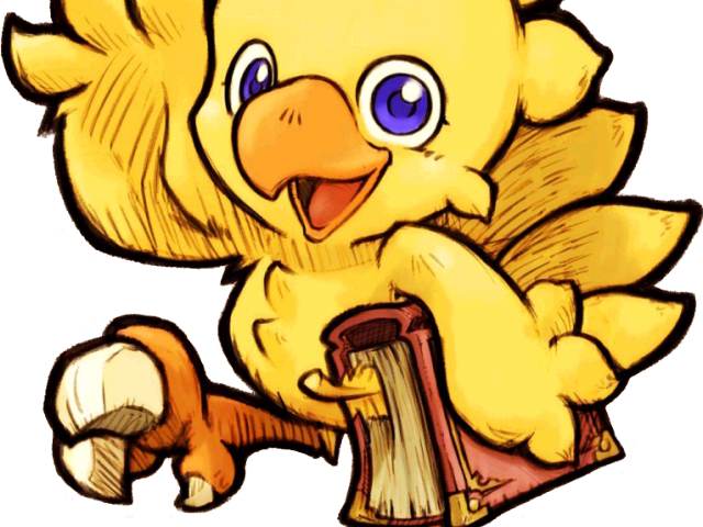 Final Fantasy Clipart Transparent - Final Fantasy Chocobo Draw (640x480)