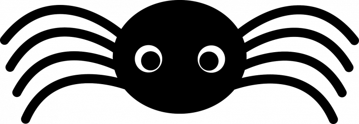Cartoon Spider Pics - Cute Spider Clip Art (728x252)