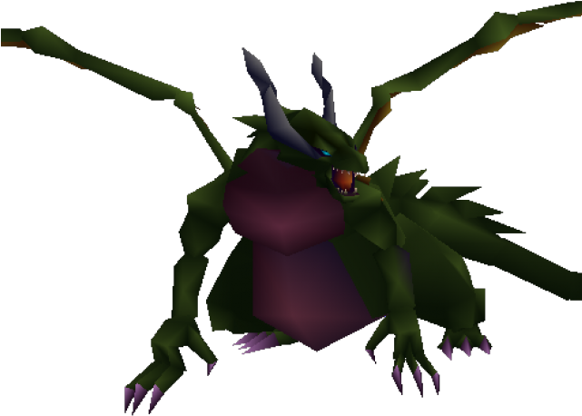 Blue Dragon Clipart Fantasy - Final Fantasy Vii (640x480)