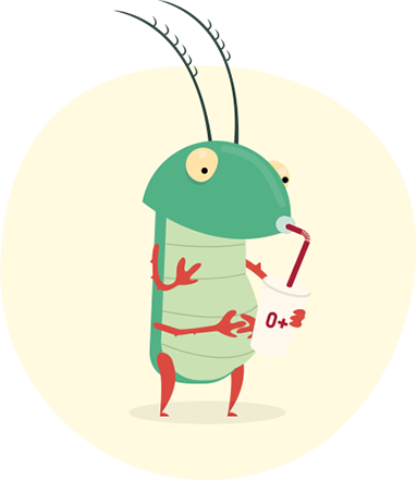 Adult Louse - Illustration (383x441)