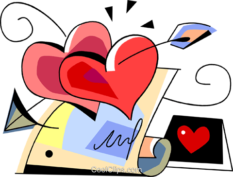 Wedding Invitations Royalty Free Vector Clip Art Illustration - Heart (480x364)