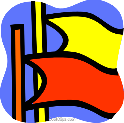 Generic Flags Royalty Free Vector Clip Art Illustration - Generic Flags Royalty Free Vector Clip Art Illustration (480x479)