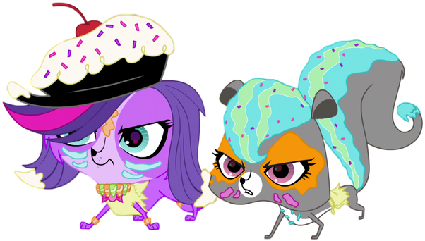 Royalruse 21 2 The Sugar-crazed Unhappy Pet Duo By - Illustration (614x350)