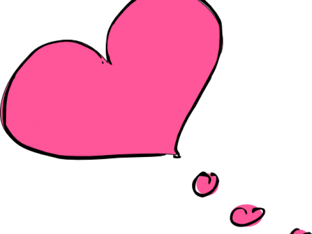 Bubble Clipart Heart - Speech Bubble Pink Png (640x480)