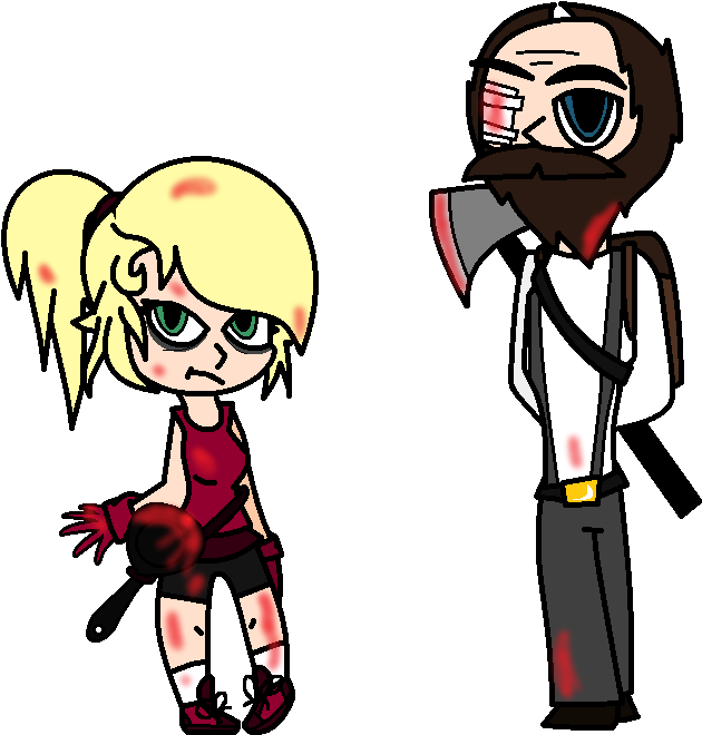 Emily And Uncle Henry By The Eevee - Cartoon (634x666)