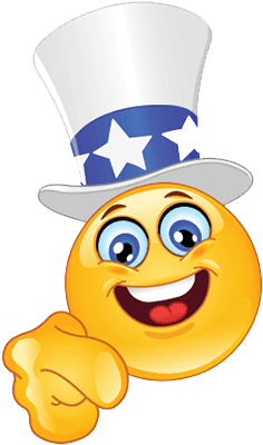 Uncle Sam Transparent Background - We Want You Emoji (400x400)