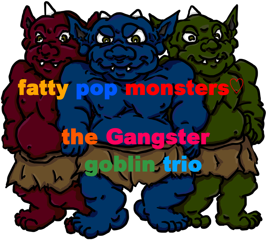 Png Gangster Goblin Trio Oonukita Ya On Deviantart - Cartoon (893x895)