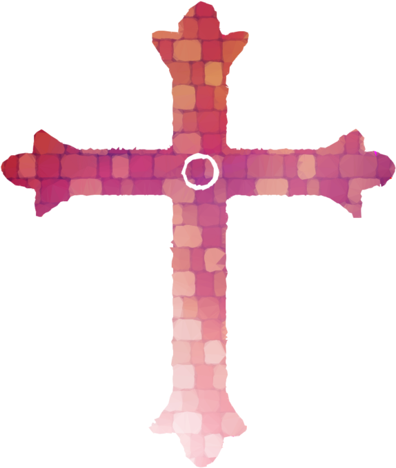 Religion Clipart Christian Cross Variants - Cross Stencil (900x900)