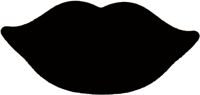 Silhouette Lips Graphic By Sonya Stover - Lips Silhouette (456x456)